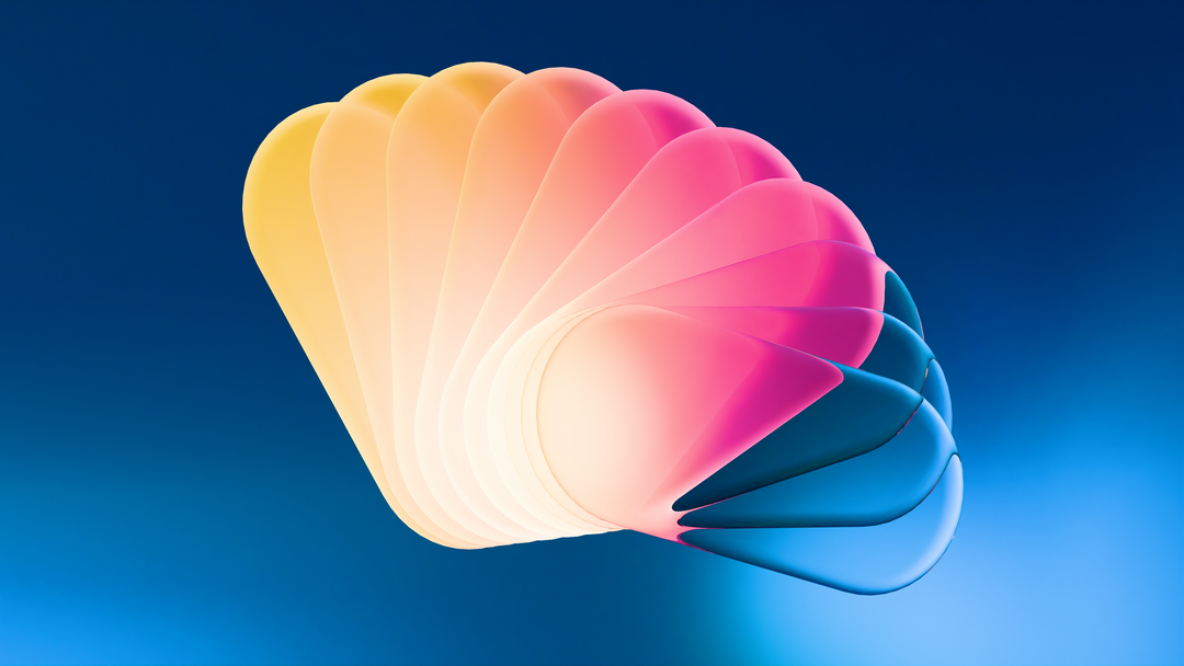 3D Abstract Glassmorphism Animation – Gradient Motion Shapes