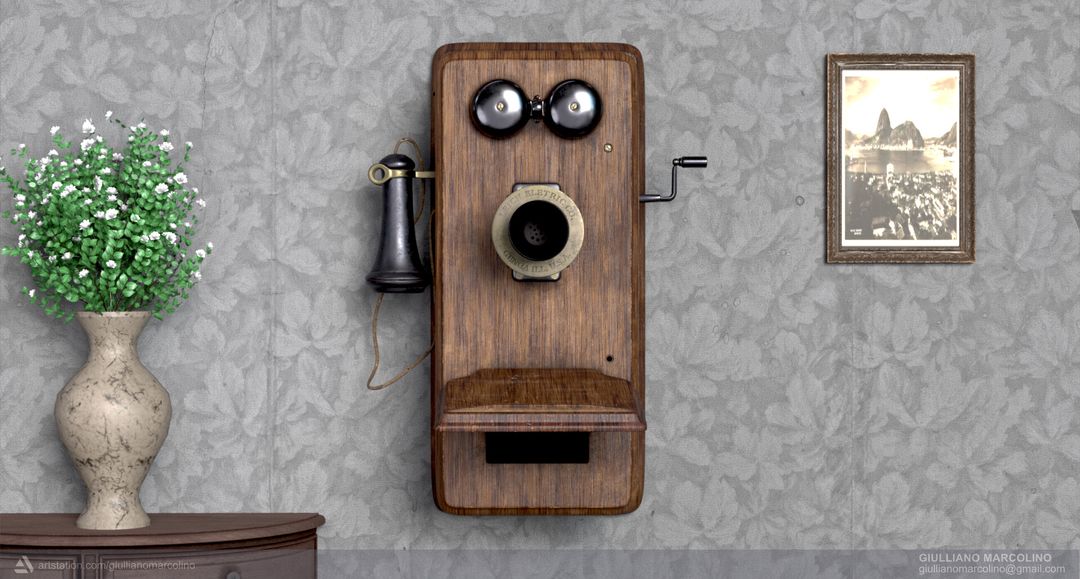 Old Telephone by Giulliano M.