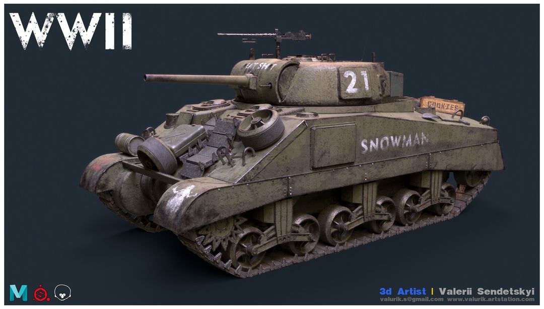 WWII - M4 Sherman Tank