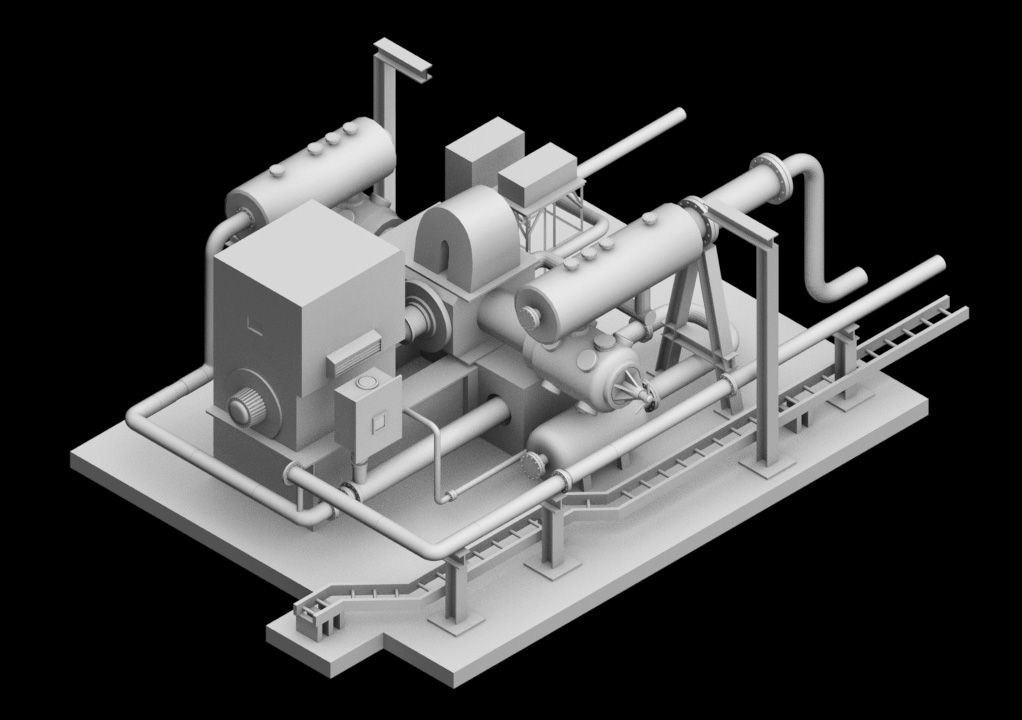 Industrial Manufacturing Line by Majd A.