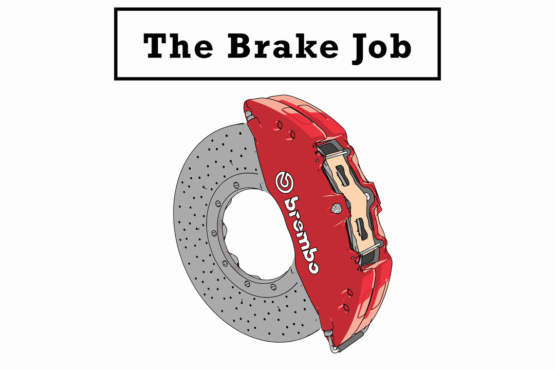 Brake Job Dissasembly - Technical Illustration