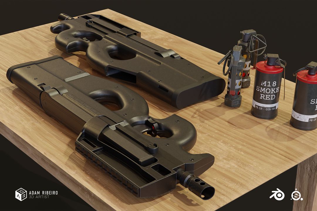 FN P90 Submachine Gun
