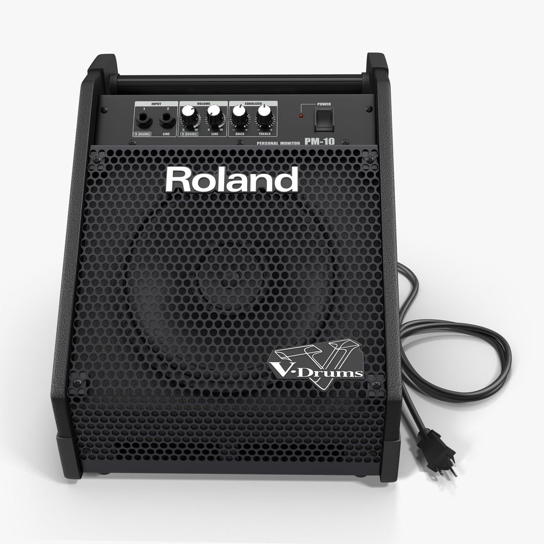 3D Model of Roland PM-10 Drum Amplifier