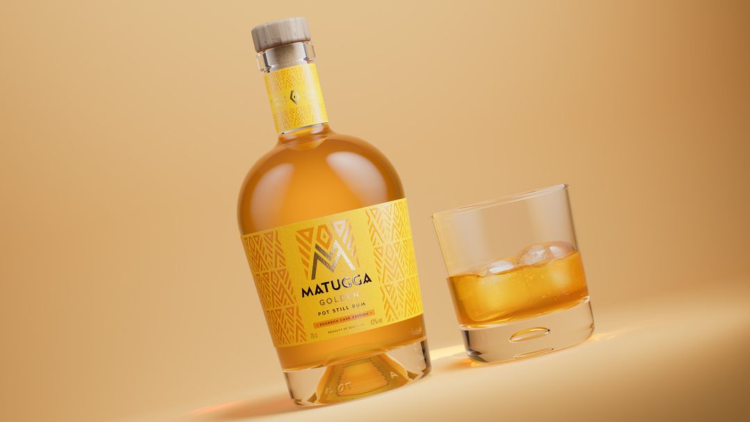 Matugga Golden Still Rum Product Visualisation by Stephen W.