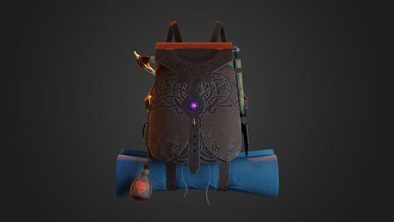 Celtic stylized backpack