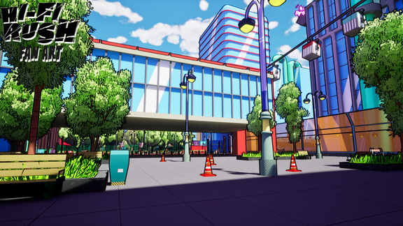 Hifi Rush - Fan Art | 3D Game Buildings Assets