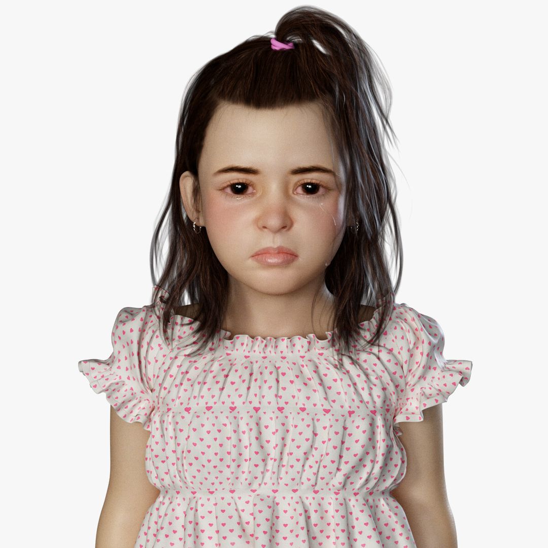 Hope Realistic Little Girl