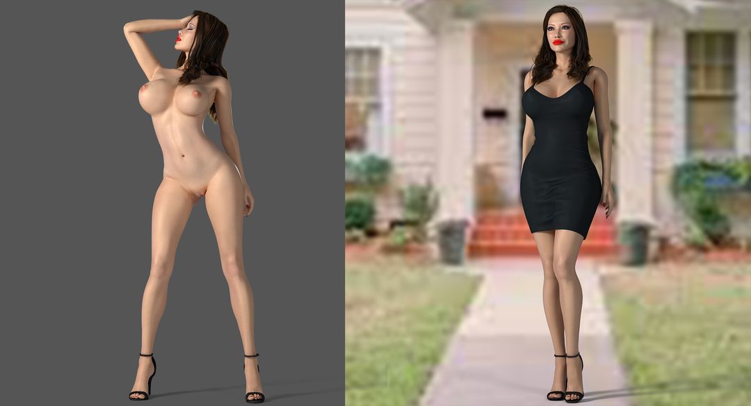 Charlotte and Devlin, characters made for Taste of seduction pc game