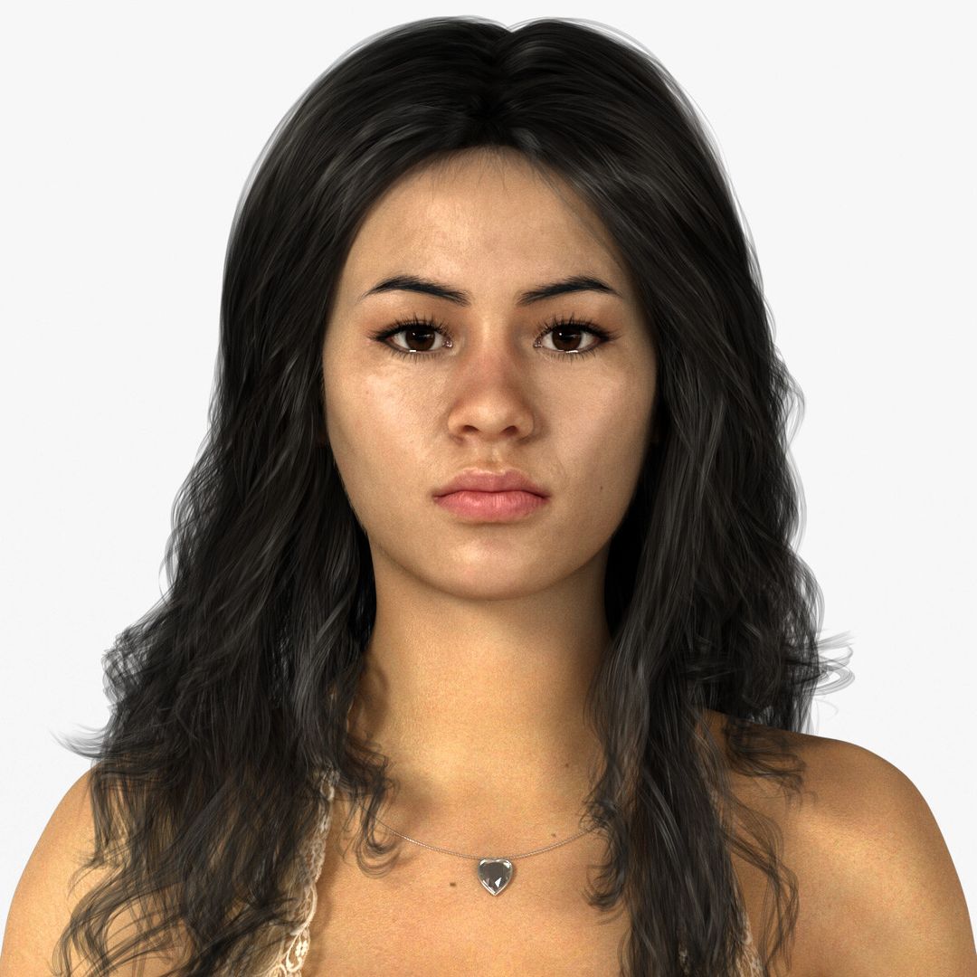 Jasmine Realistic Philippines Young Woman Character
