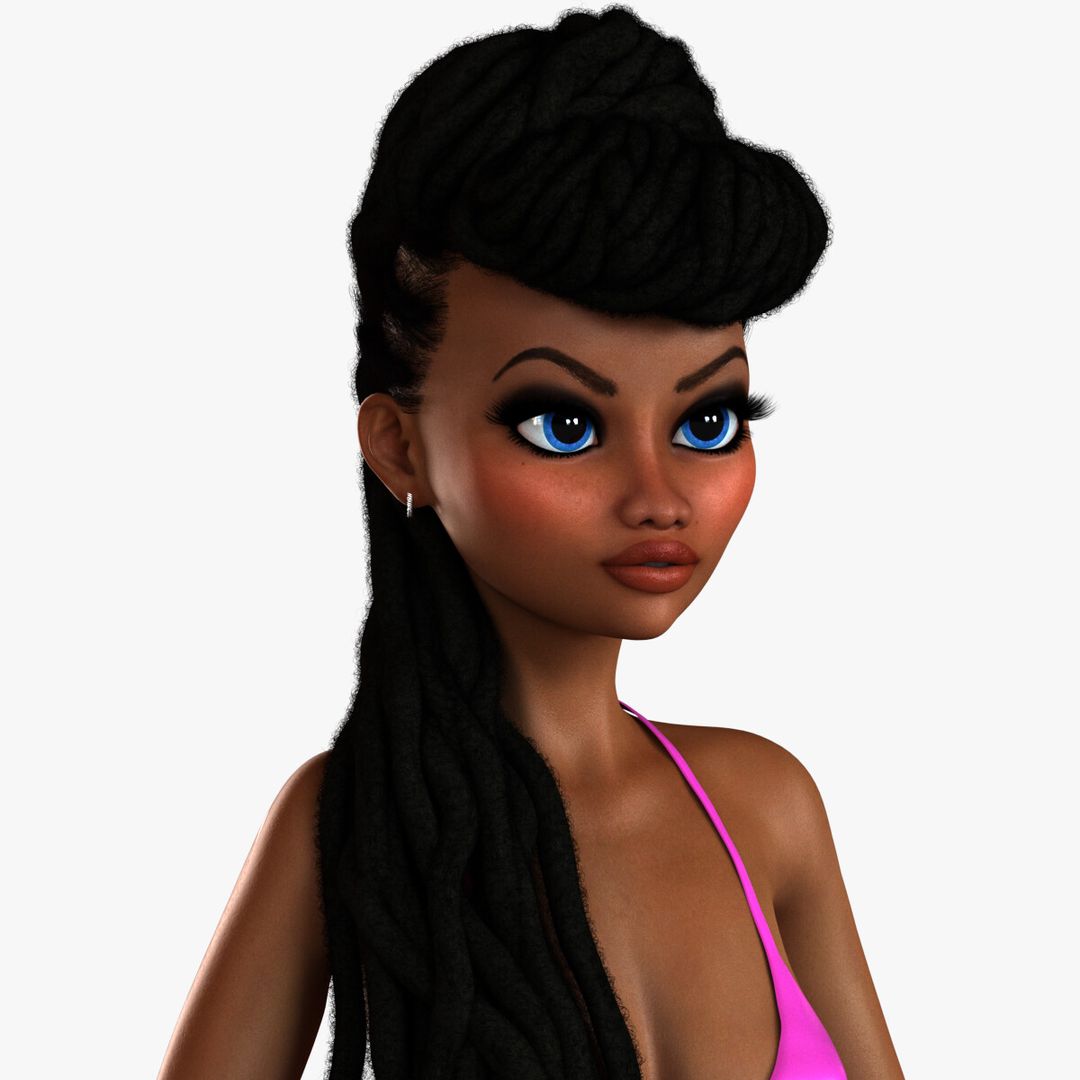 Naomi African Female Character
