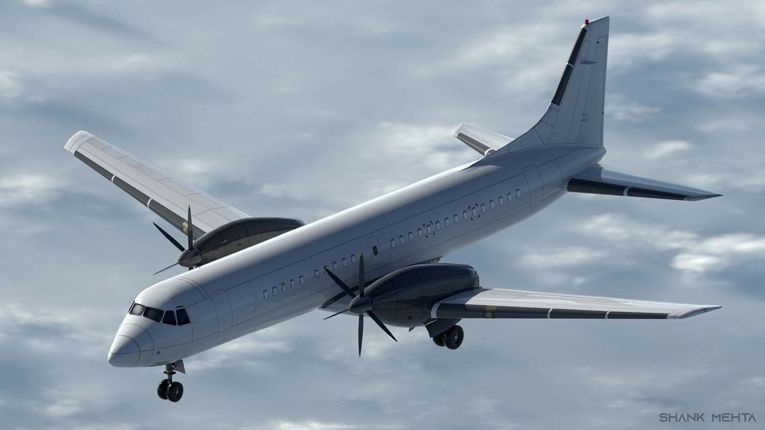 British Aerospace ATP Low poly Model