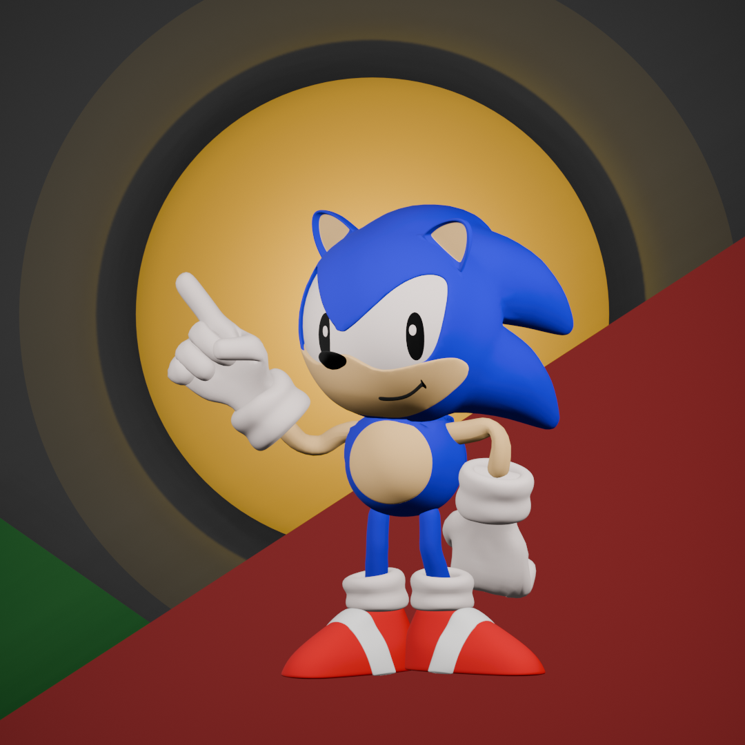 Sonic the Hedghog from Sonic games