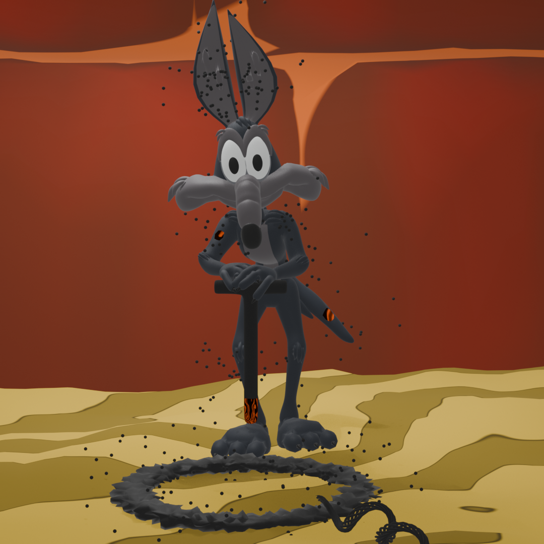 Will E Coyote from Looney Tunes