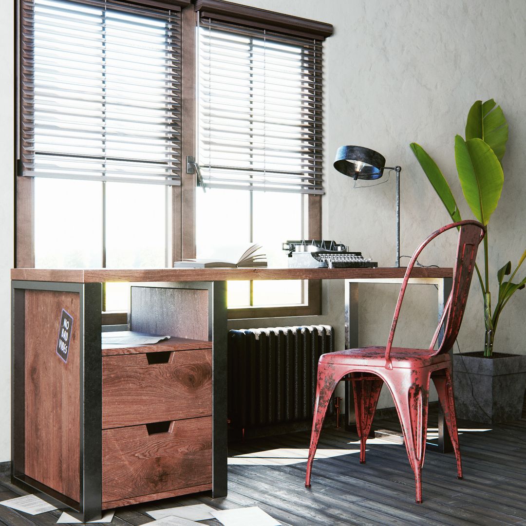 Vintage typing corner