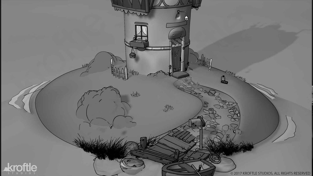 Tower House on Island
