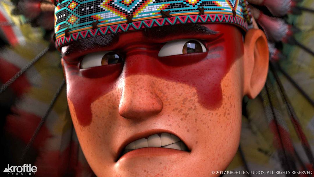 Native Indian - CG Animation