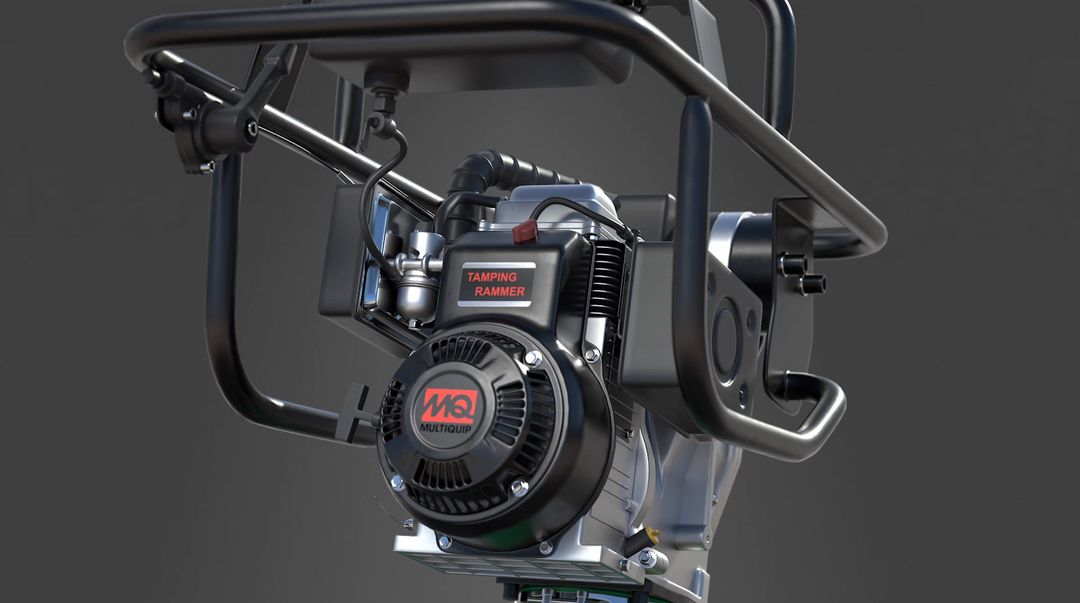 Photorealistic 3D Digital Twin of MT-65H Tamping Rammer