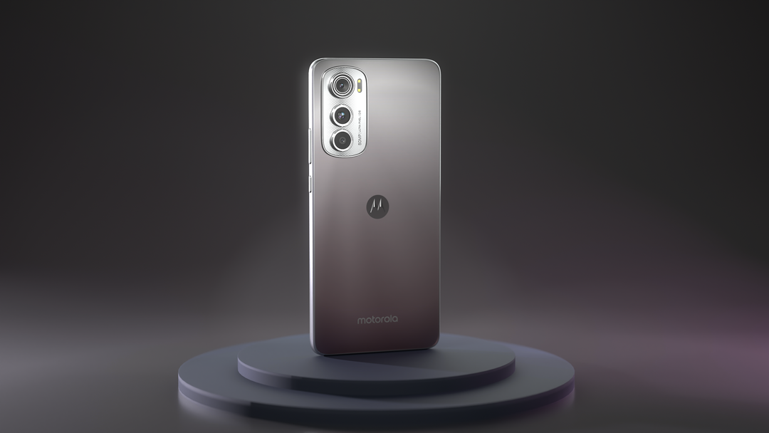 Photorealistic 3D Digital Twin of Motorola Dubai Opal Silver Smartphone
