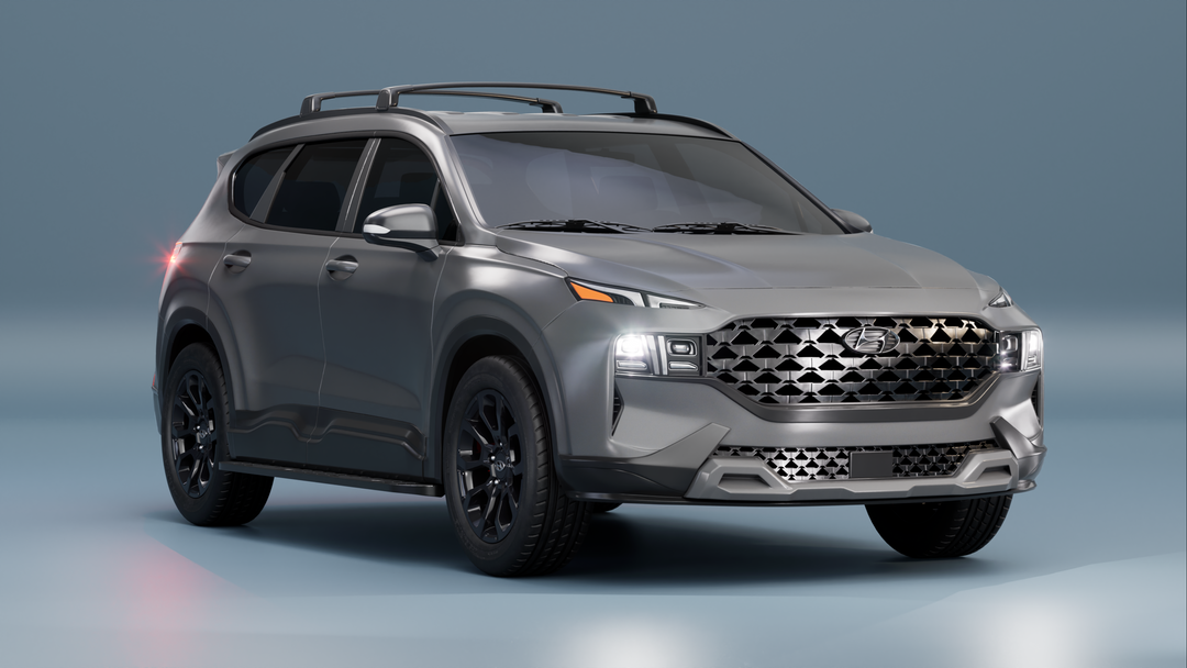 Photorealistic 3D Digital Twin of a Hyundai Midsize SUV for AI Driving Simulation