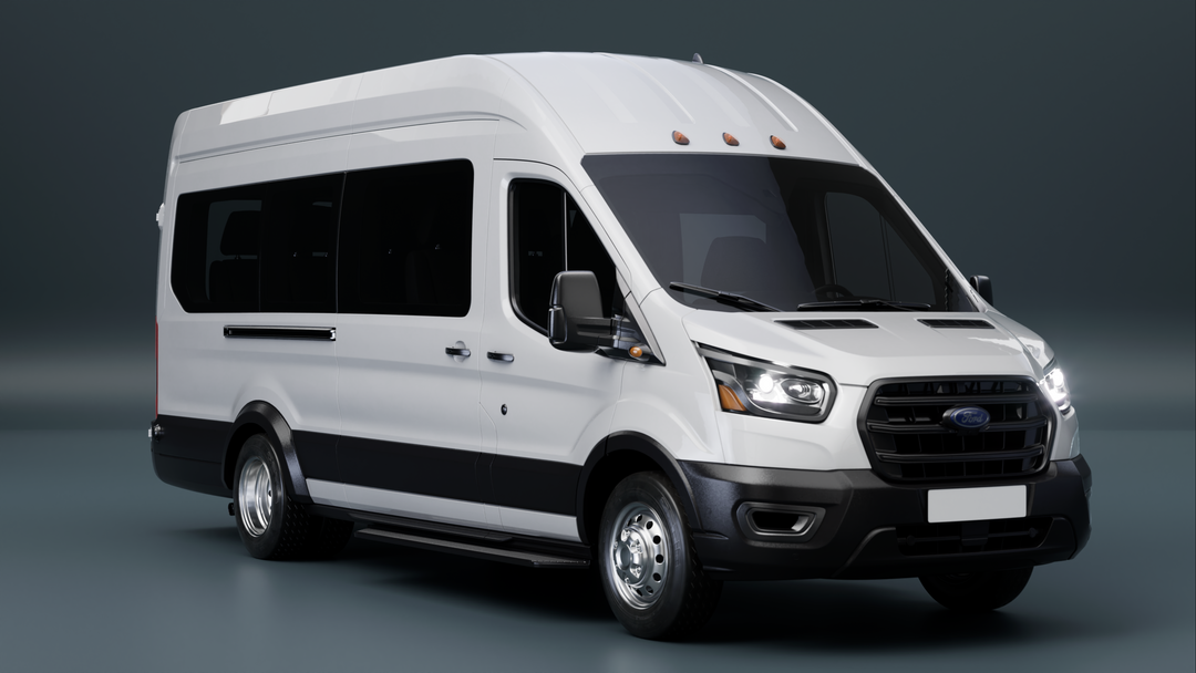 Photorealistic 3D Digital Twin of a Ford Transit Bus