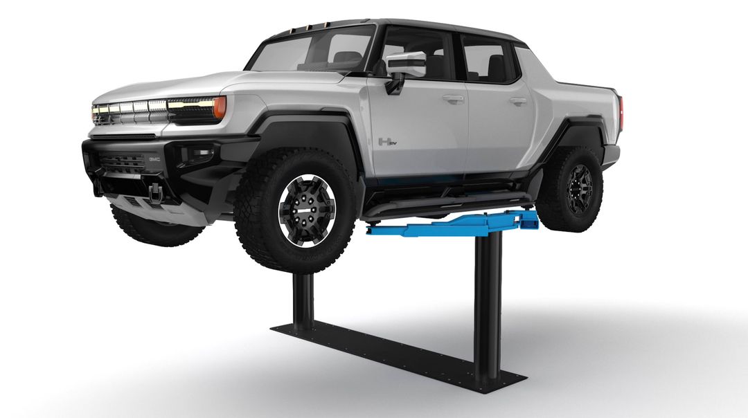 Explanatory Animation of an EV Battery Replacement Lifting Mechanism