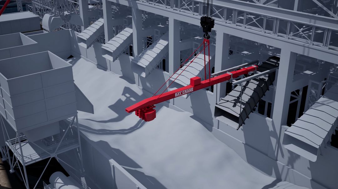 Explanatory Animation of a Complex Heavy Lift at a Coal Processing Plant
