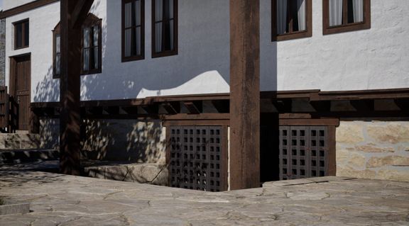 3D Reconstruction, Educational Animation, and VR Experience of a Historic House