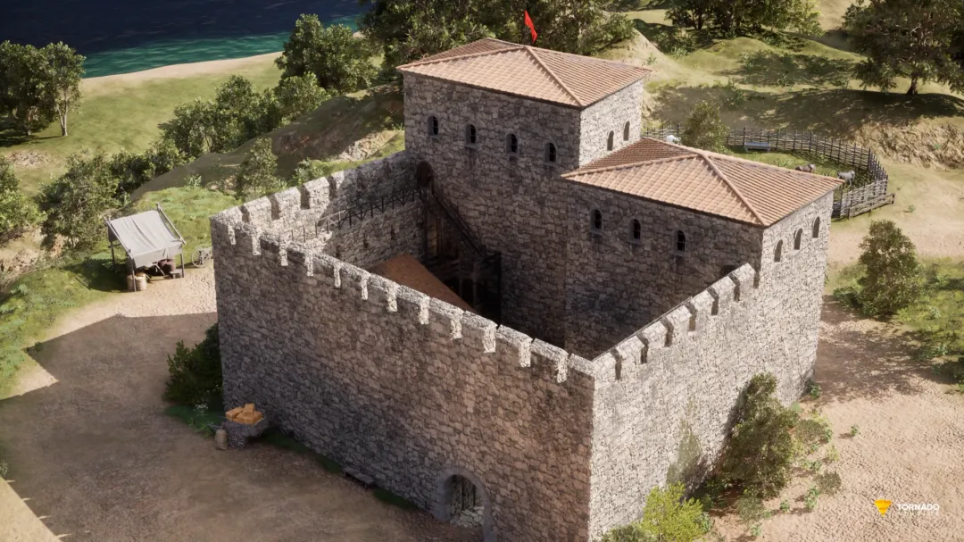 3D Reconstruction and VR Experience of the Medieval Kaleto Fortress