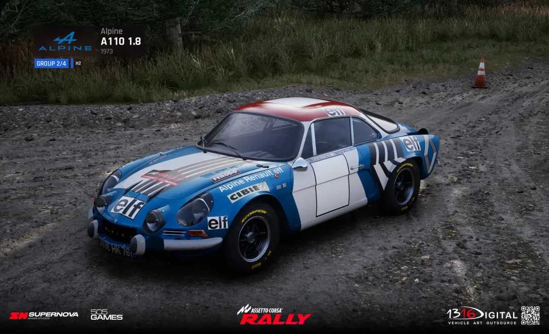 Alpine A110 Gr.4 - 1973