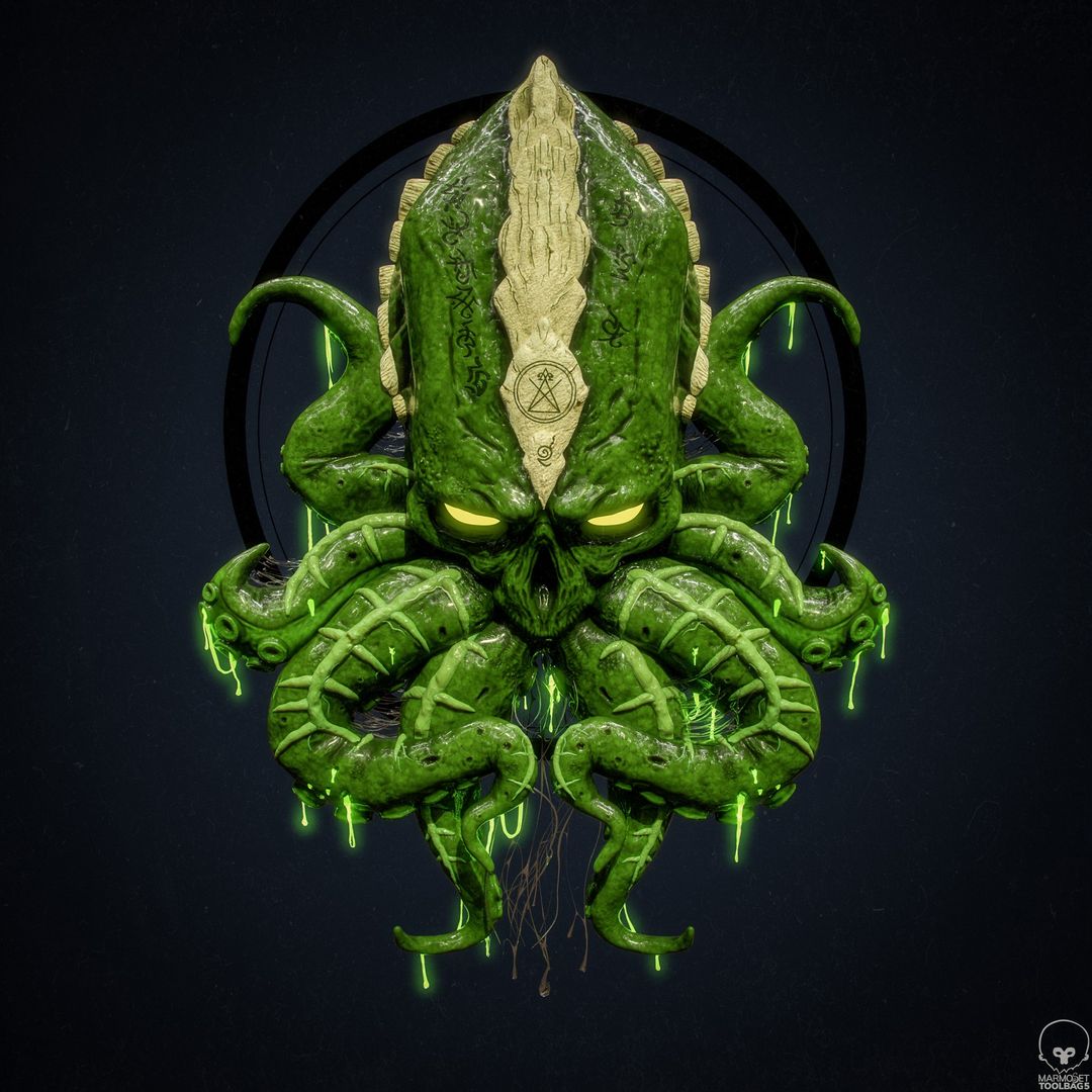 Cthulhu Head by Nadejde C.