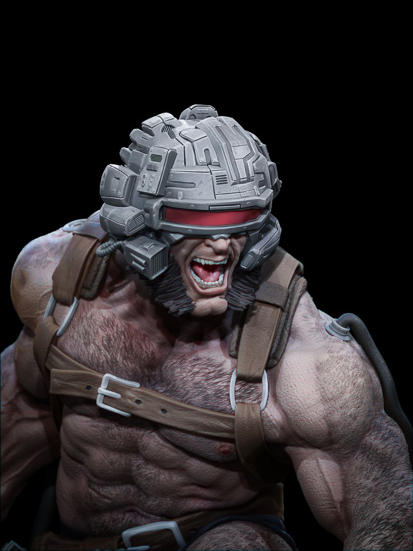 Wolverine Weapon X Statue
