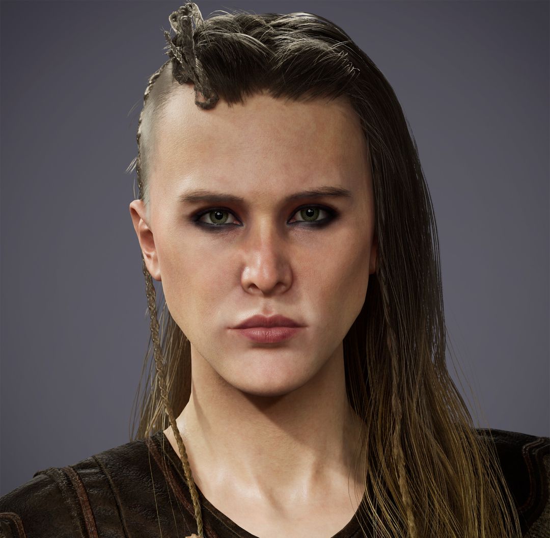 3D Character - Female Viking by MLC Studio