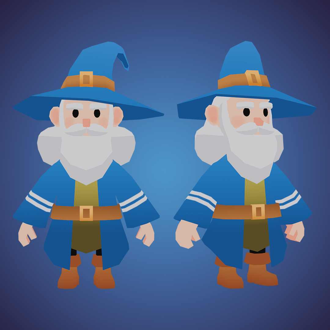 Low Poly Wizard