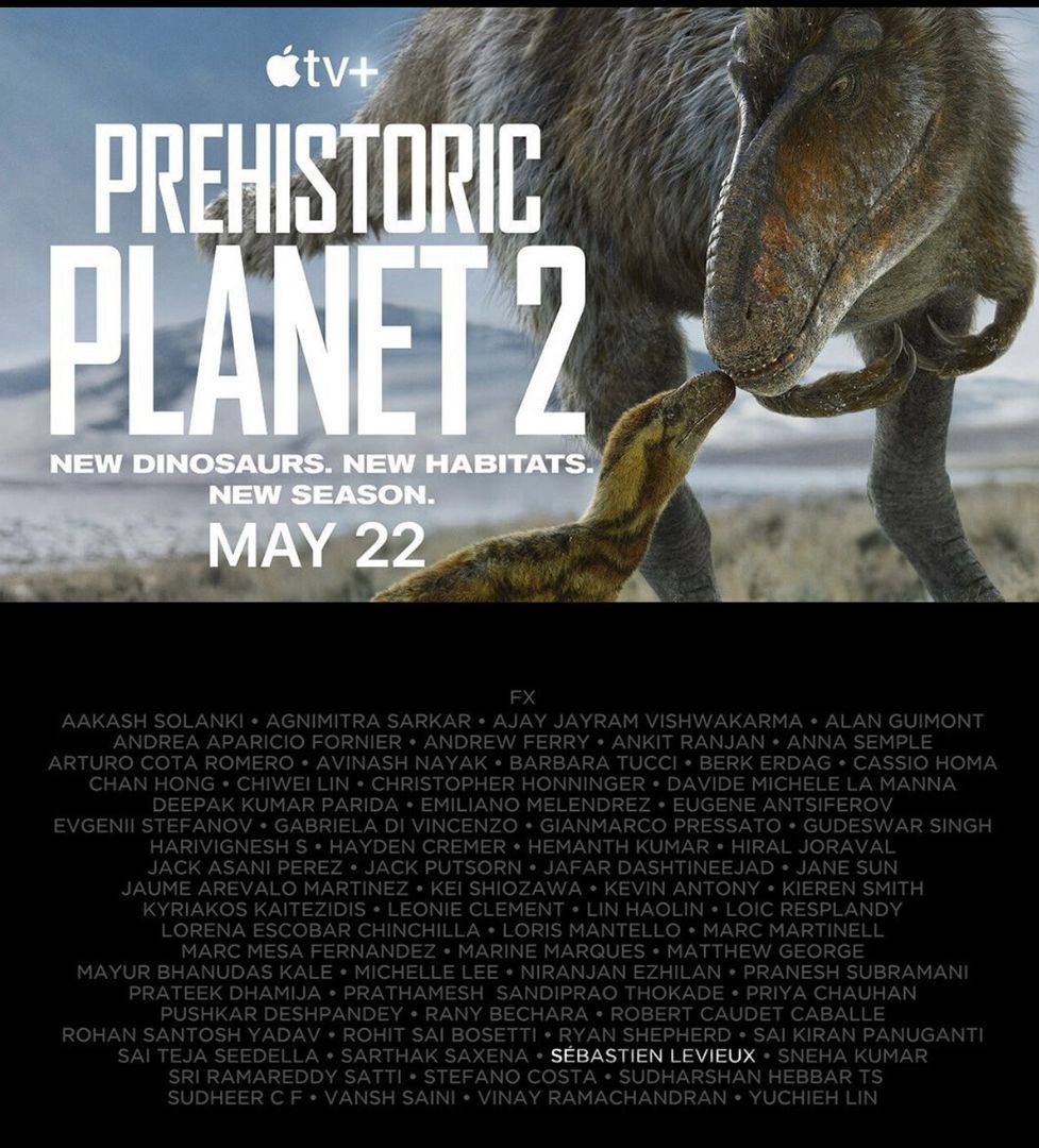 VFX prehistoric planet 2