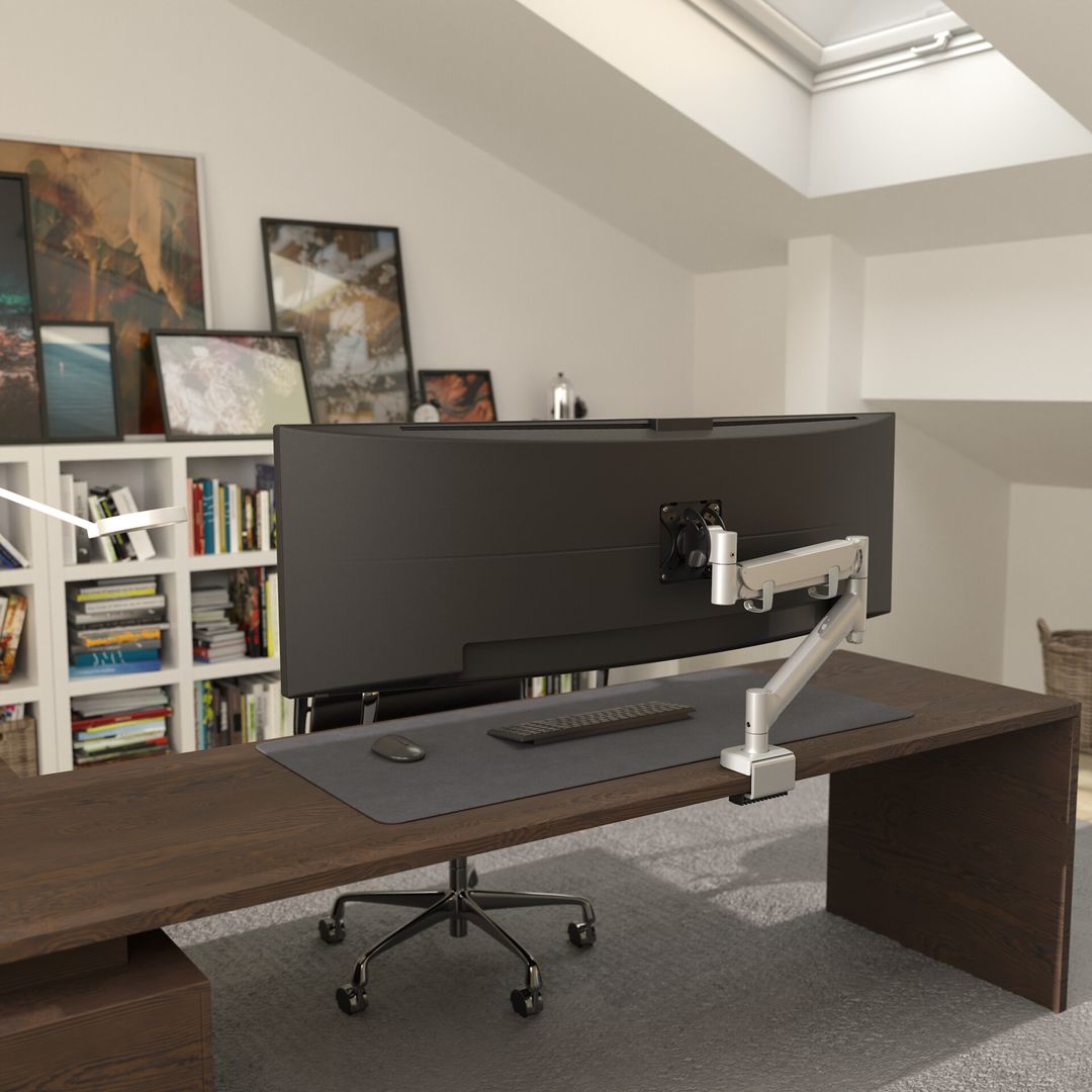 3D Rendering: Warm and Inviting Home Office