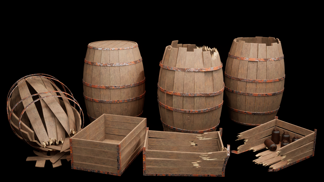 Props Barrels & Crates by Rafael P.