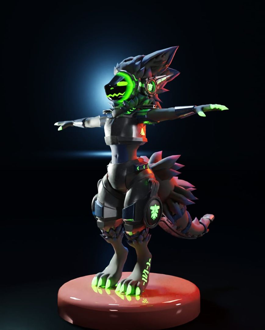3D Protogen Character