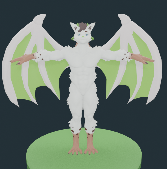 Wolf Furry 3D Model by Sheza R.