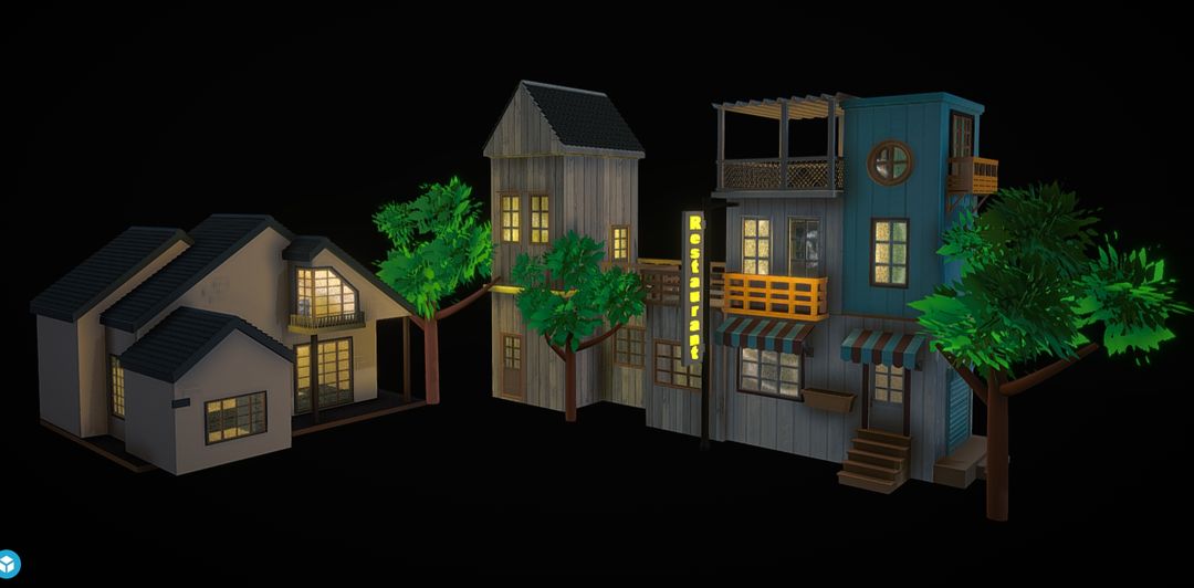 3D HOME MODELS FOR VRC WORLD