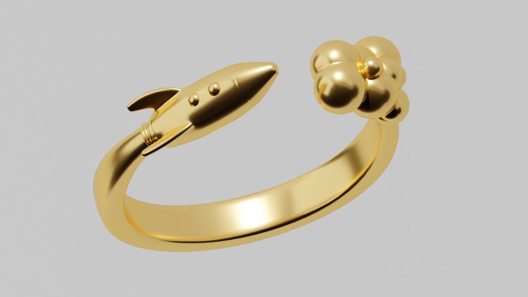 Rocket Ring Design by Juliana R.