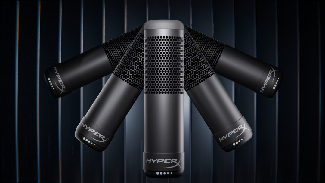 Quadcast microphone product Animation&visualization