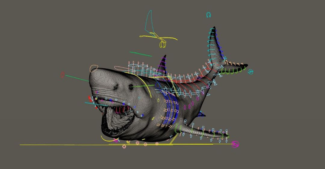 Shark Rig in Maya by Farid M.