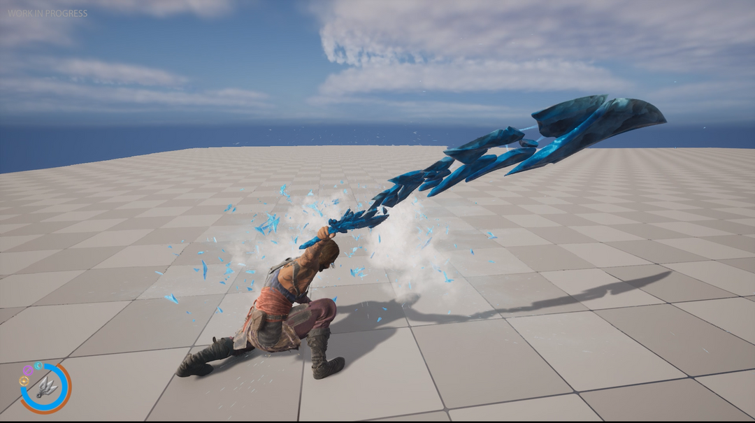 Magic sword rig in Maya