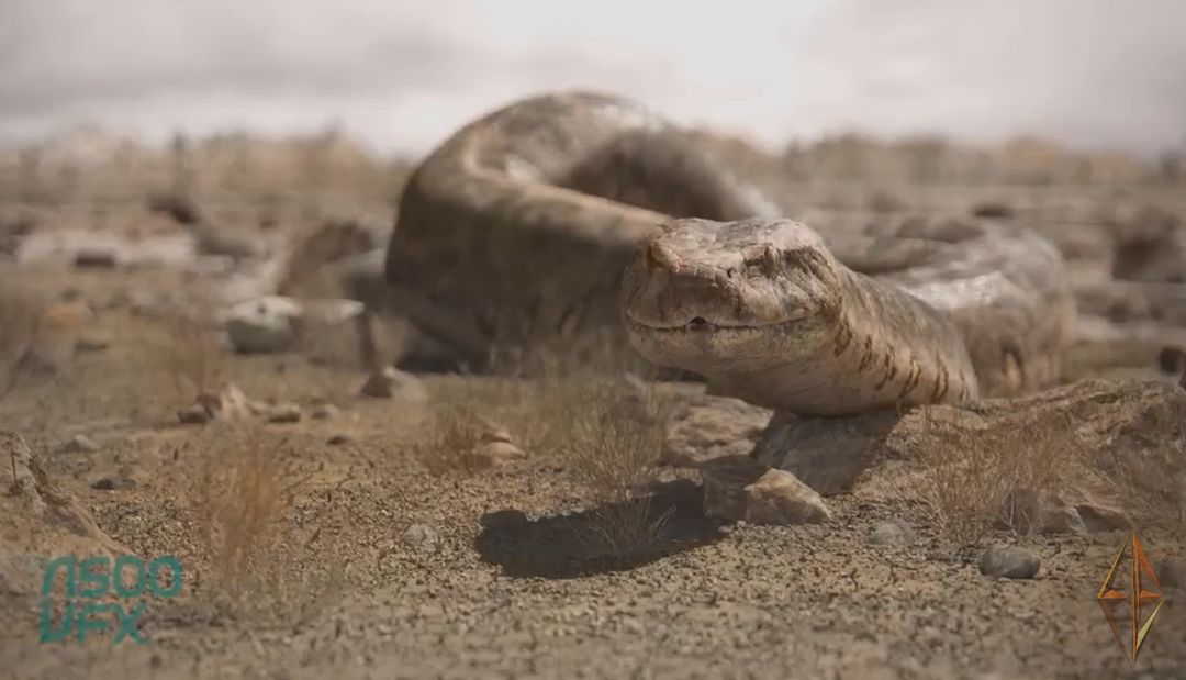 Breakdown of rigging with fake muscle technique for a vicious anaconda snake in Maya