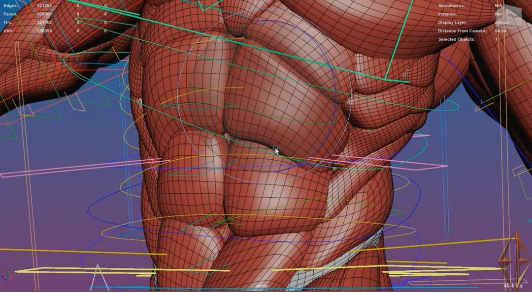 Advanced Fake Muscle System | Real-Time Muscle Sliding, Contraction & Expansion