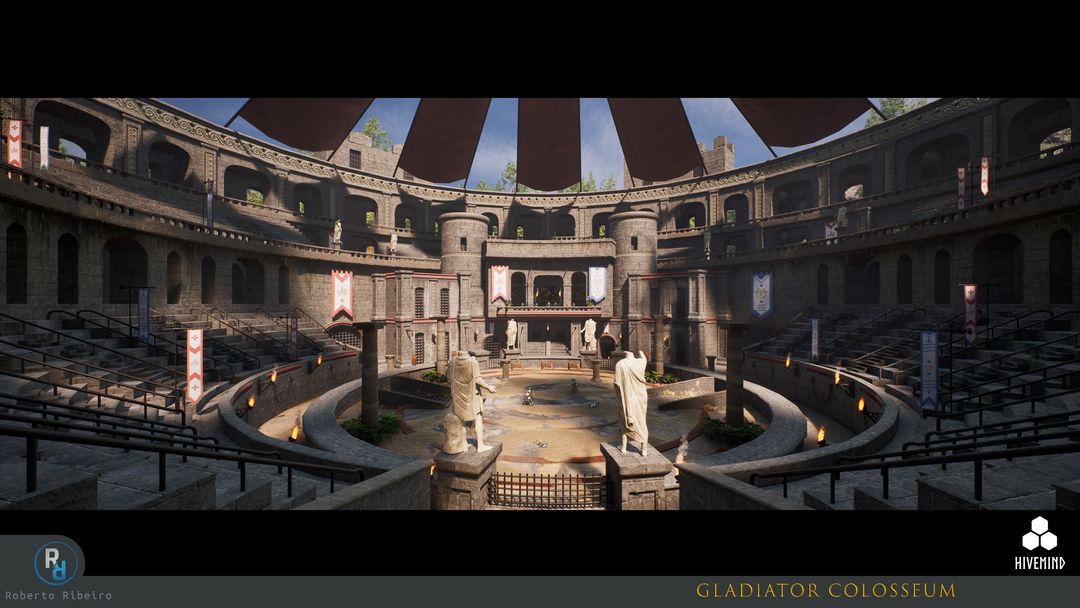 Gladiator Colosseum | 3D Environments & Level Design
