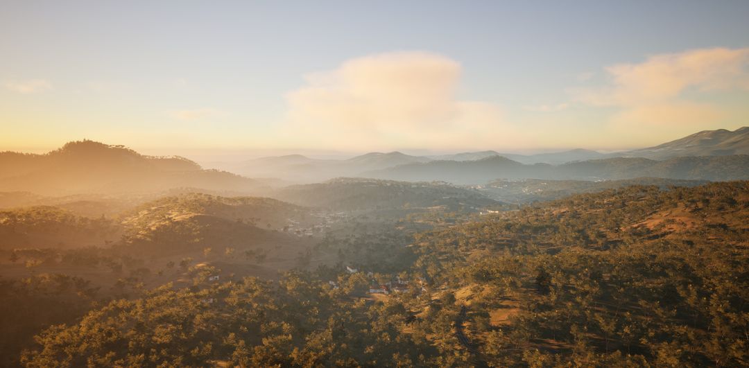 Unreal 5 130 km terrain