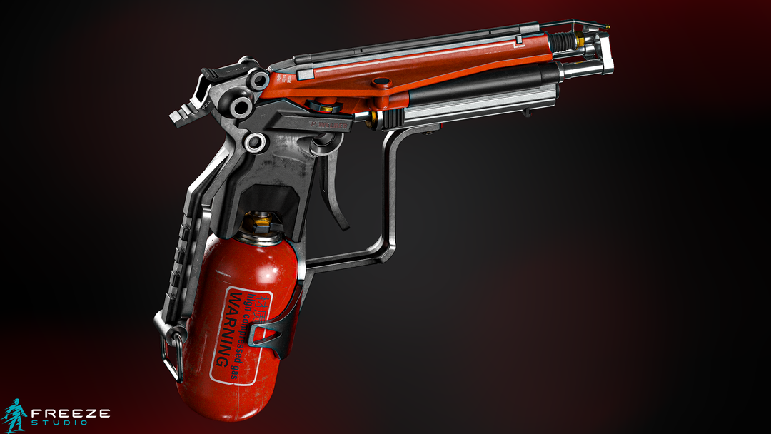 Hard Surface Modeling - Fire Weapon