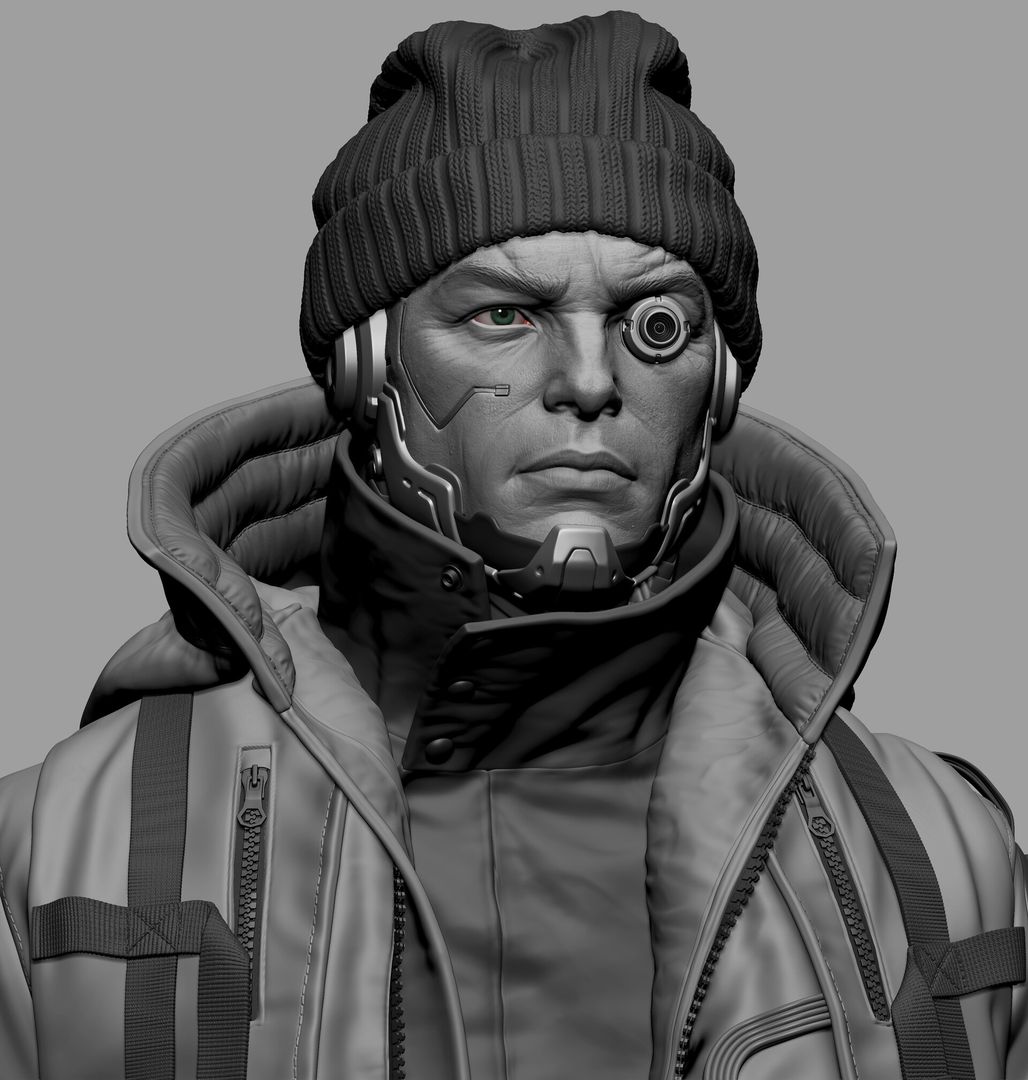 Cyborg Design - Highpoly
