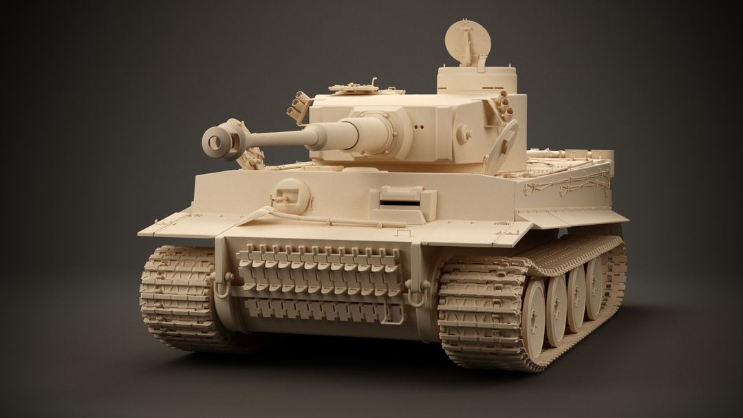 Tiger I German Tank by Reynaldo P.